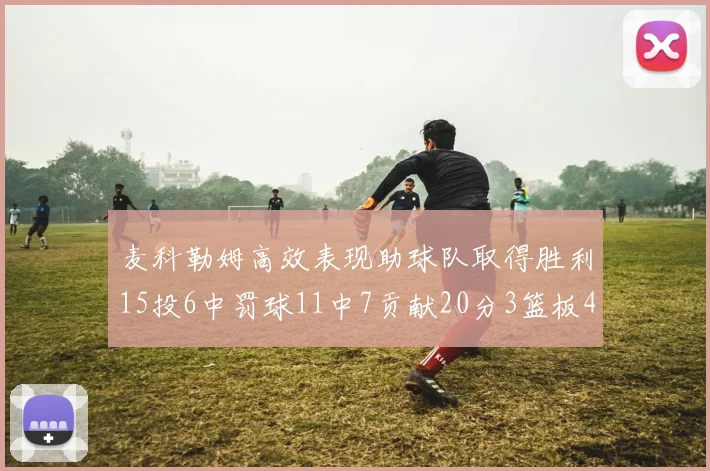 麦科勒姆高效表现助球队取得胜利15投6中罚球11中7贡献20分3篮板4助攻